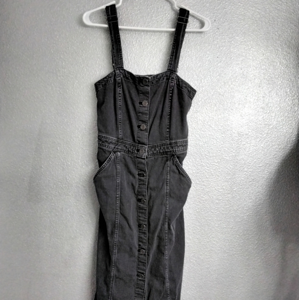 Levi's Denim Oral Midi Dress   Size XS